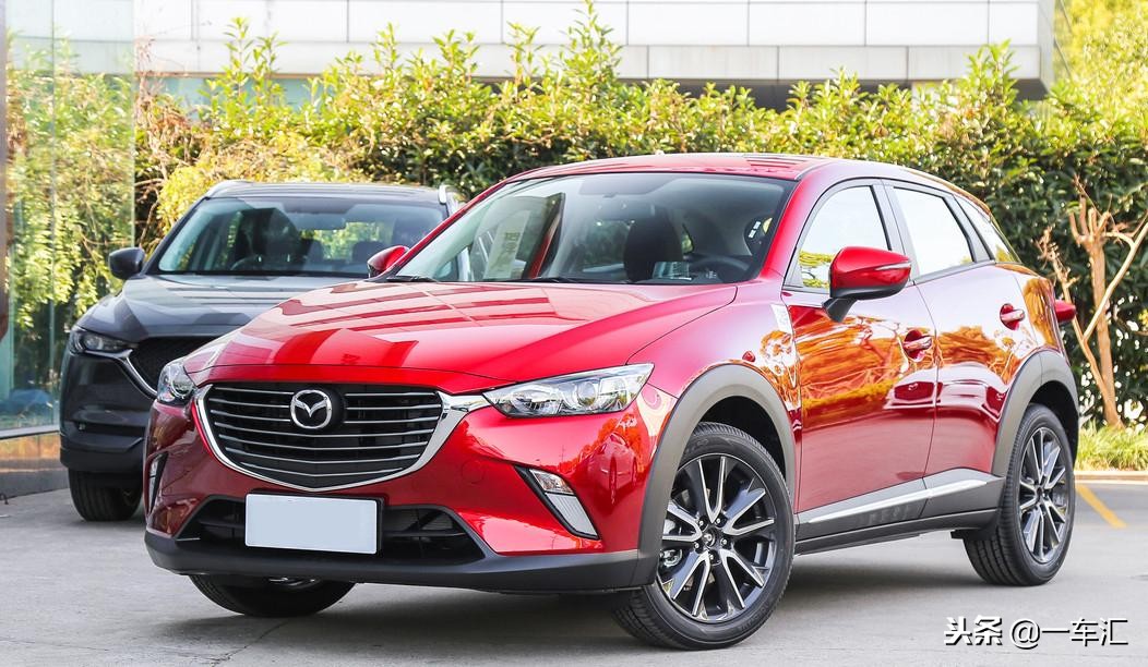 进口小型suv马自达cx-3,网友:十几万买它不如买丰田c-hr