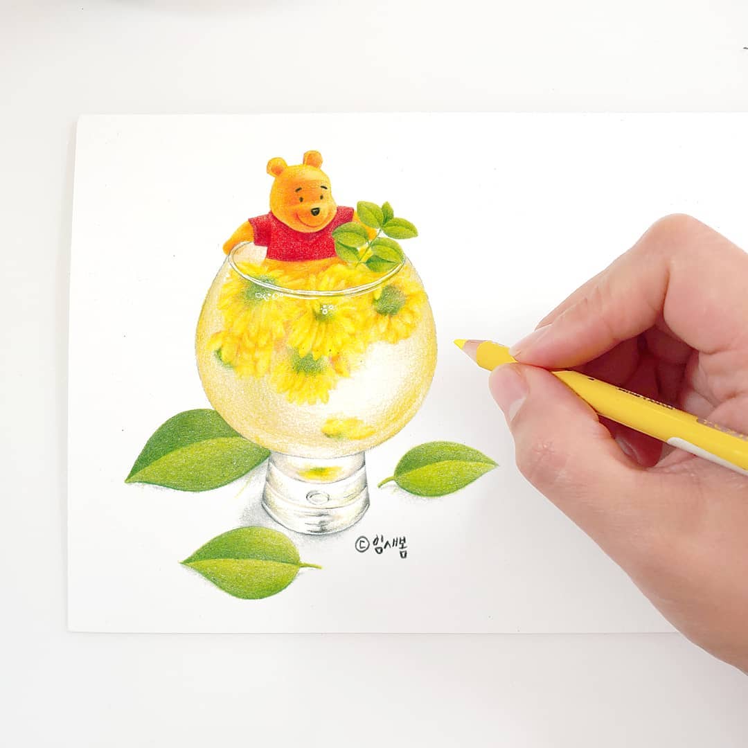 25张写实又清新美食彩铅 满满的食欲 吃货们的好素材