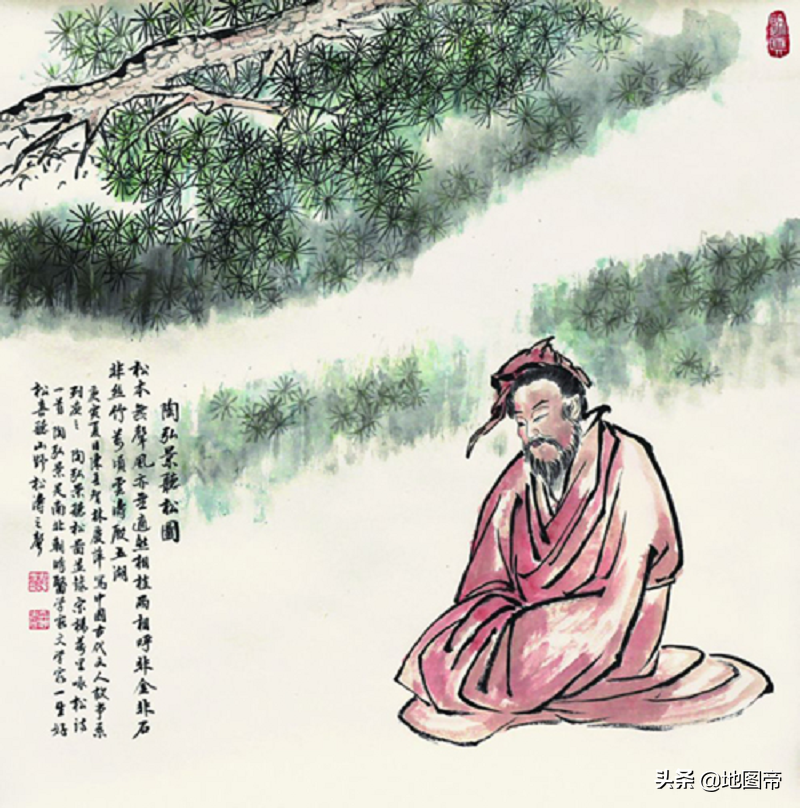 南北朝时被称为"山中宰相"的陶弘景,隐居在江苏哪座山上?