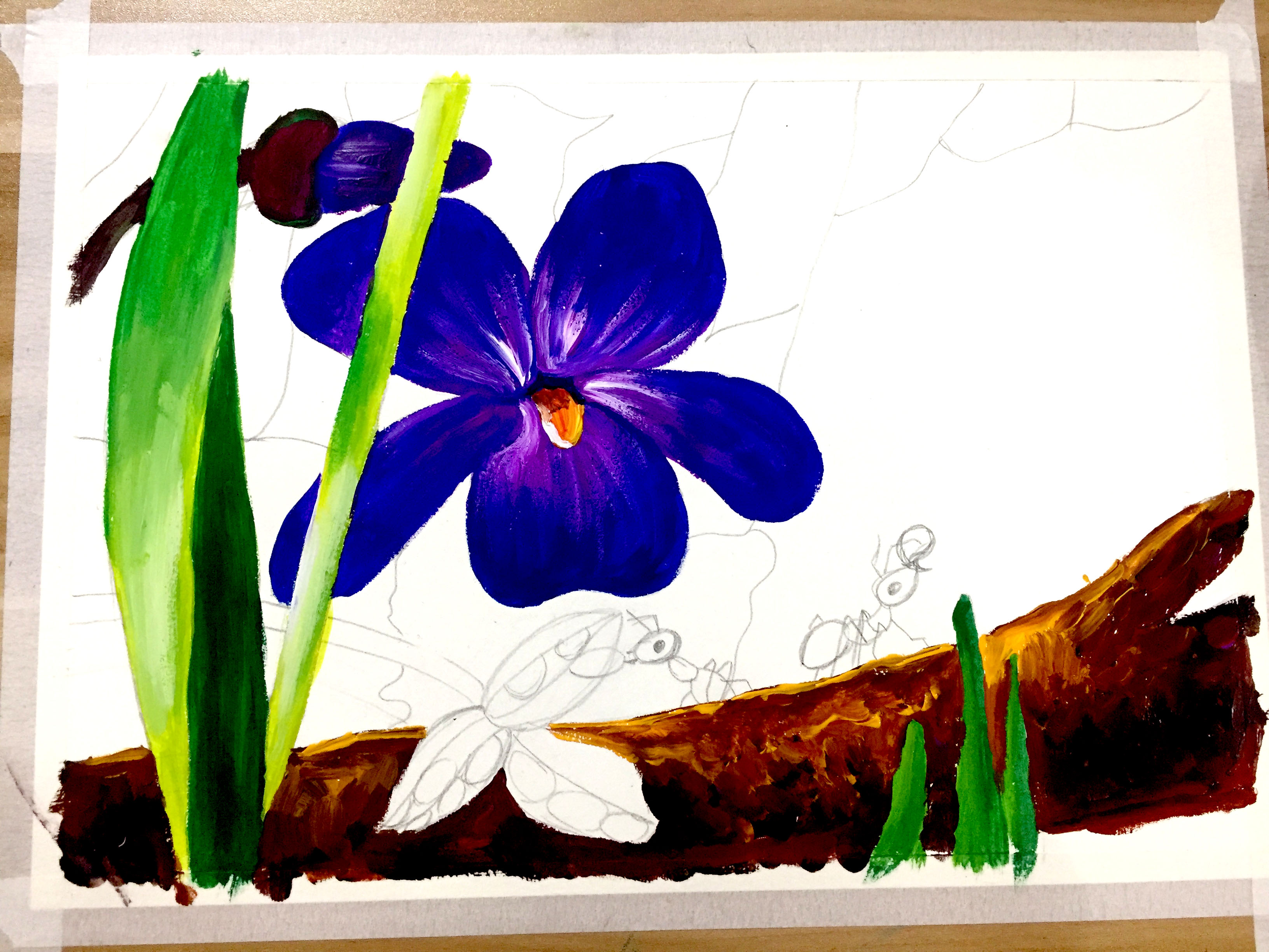 绘画 | 一粒种子的旅行