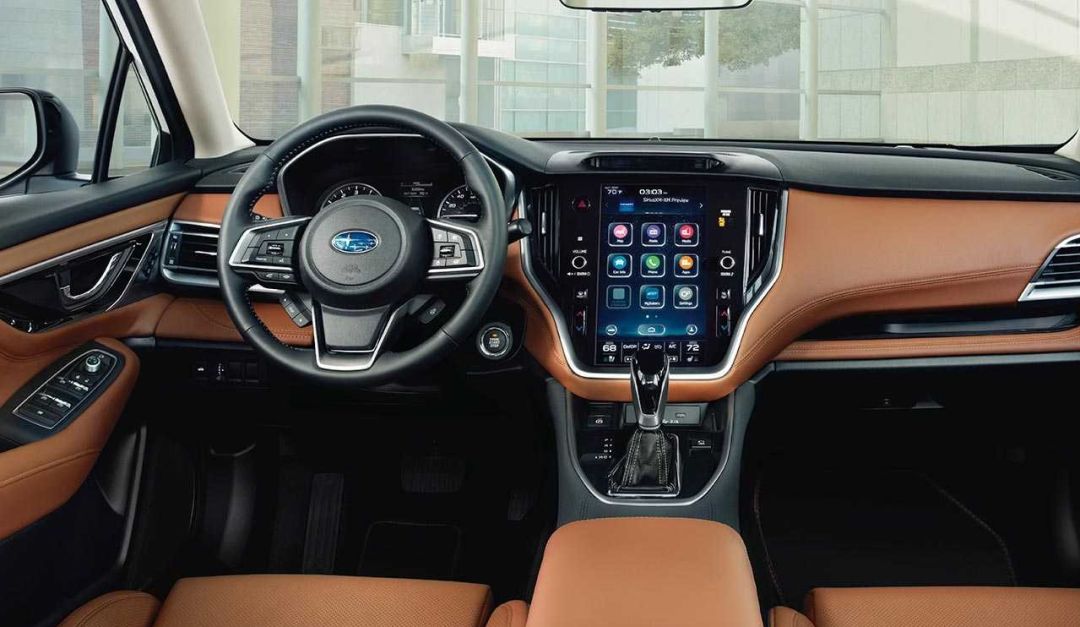 内饰风格彻底改变,斯巴鲁全新一代力狮首发亮相