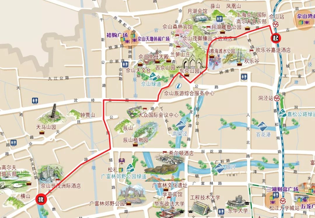 上海松江一日游最佳路线_松江一日游最佳路线图 - 密云旅游