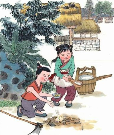 昼出耘田夜绩麻,你知道"耘田"是干什么,"绩麻"又是干什么?