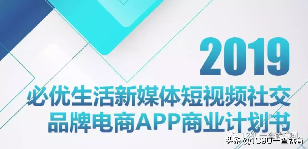 2019年新型电商平台类企业商业模式全研究 电商平台类商业计划书