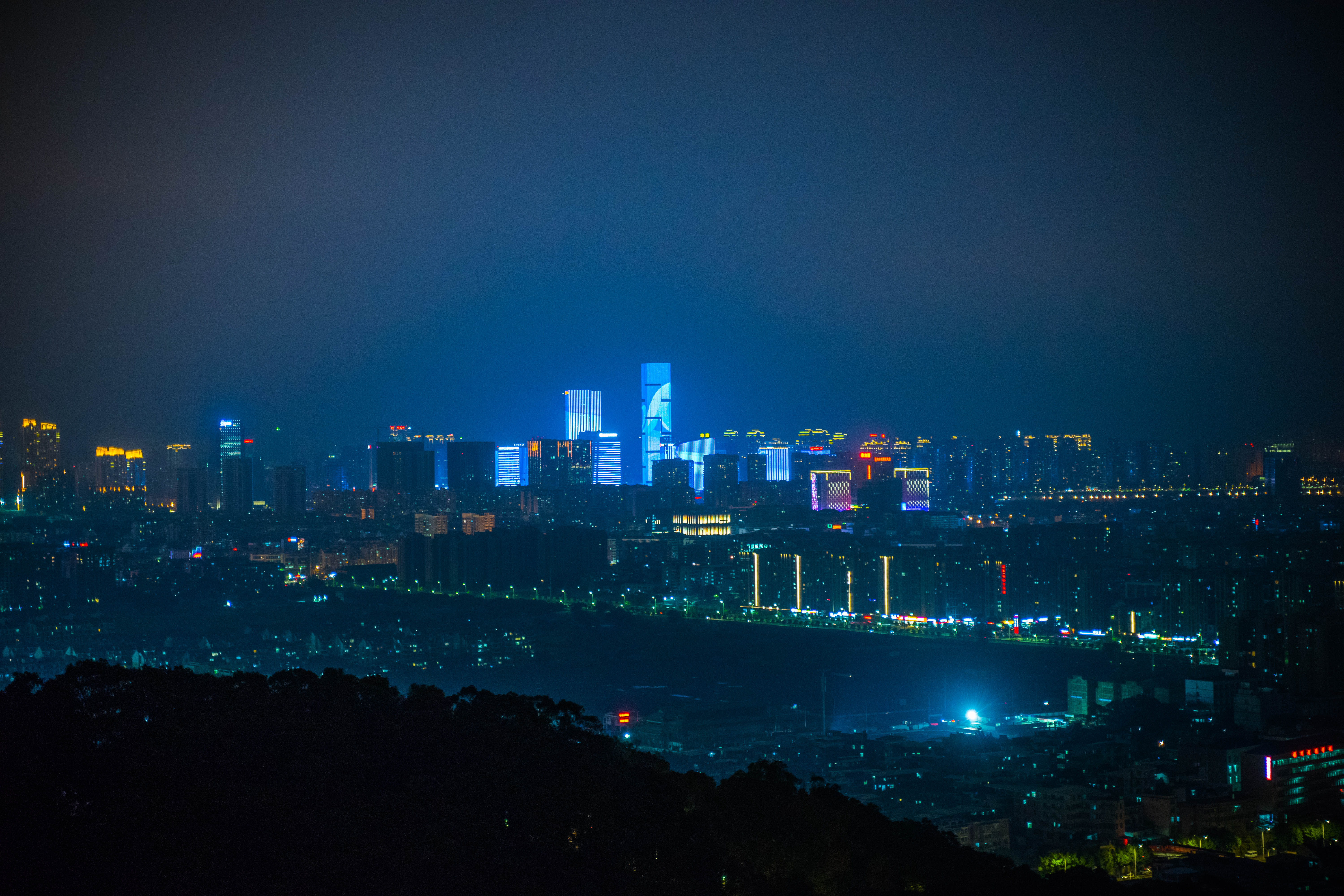 福州旅游攻略:福州仓山高盖山公园,登高望远一览福州夜景