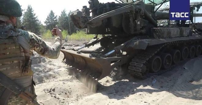 The Ukrainian war directly hit the Russian army's 2S7 self-propelled ...