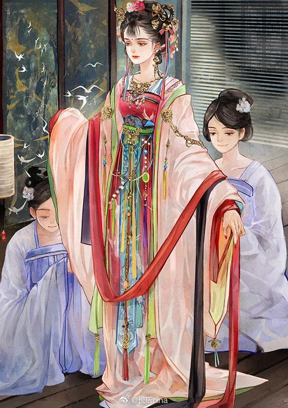 分享古風圖片——這樣的手繪古裝好驚艷!繁瑣,卻美麗 - 頭條匯