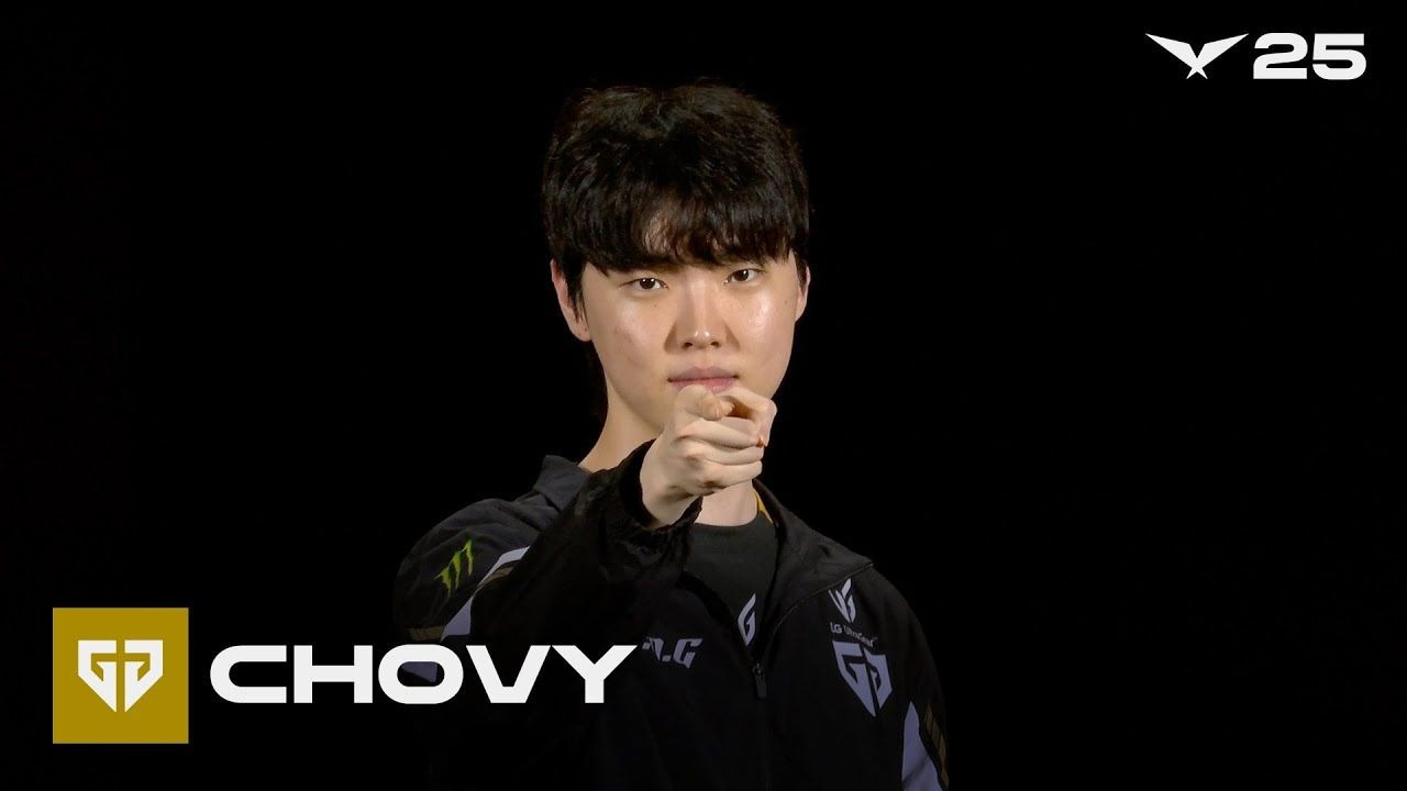 Chovy Ruler League of Legends pro player Chovy wins the Best Esports Player award ...