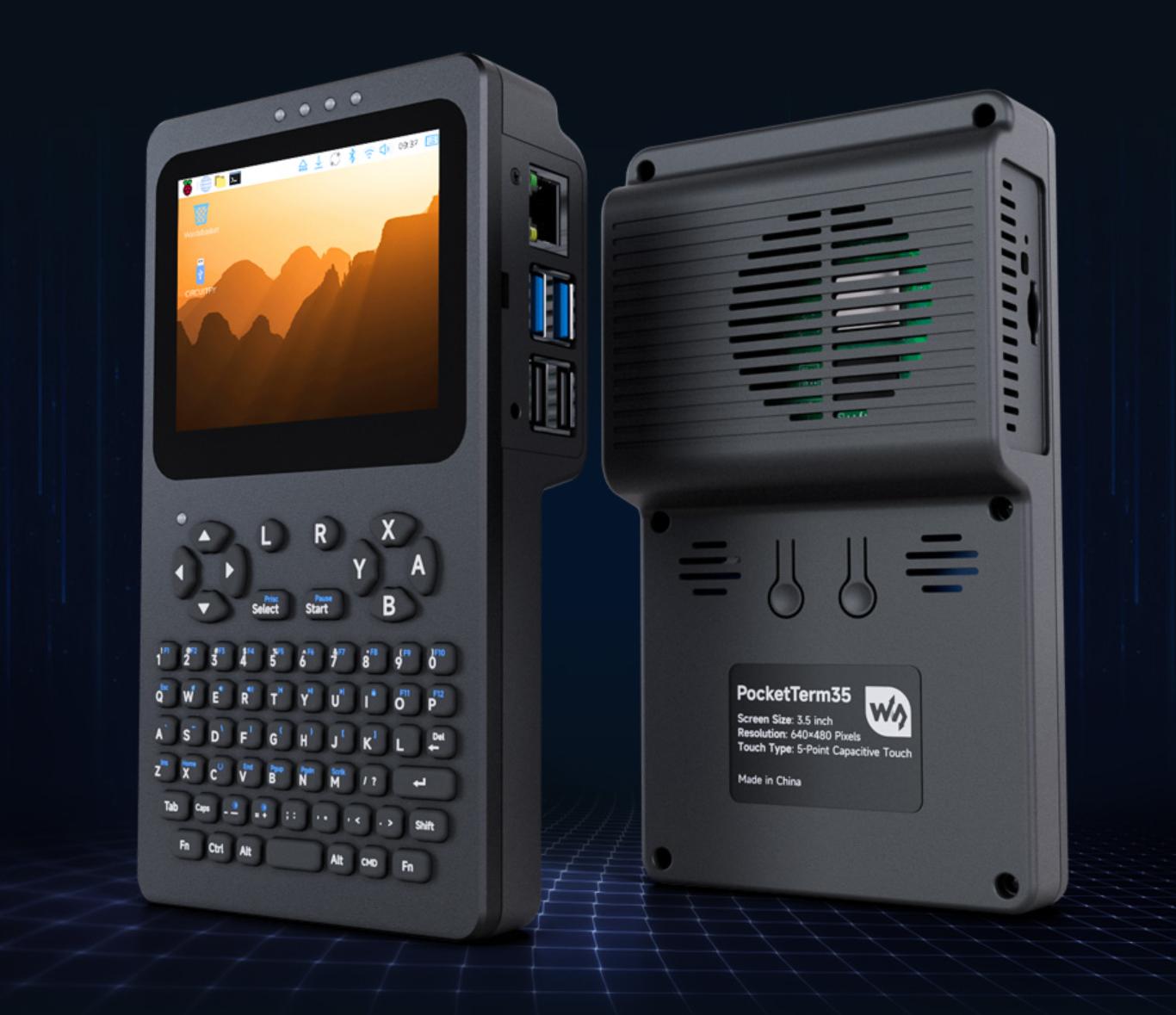 The PocketTerm35 handheld computer has been spotted, featuring a built ...