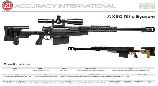 AX50狙击步枪